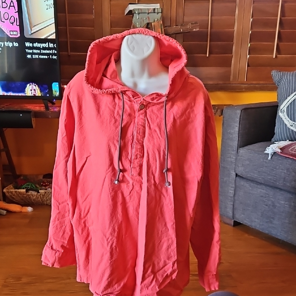 Mens Hooded Pullover